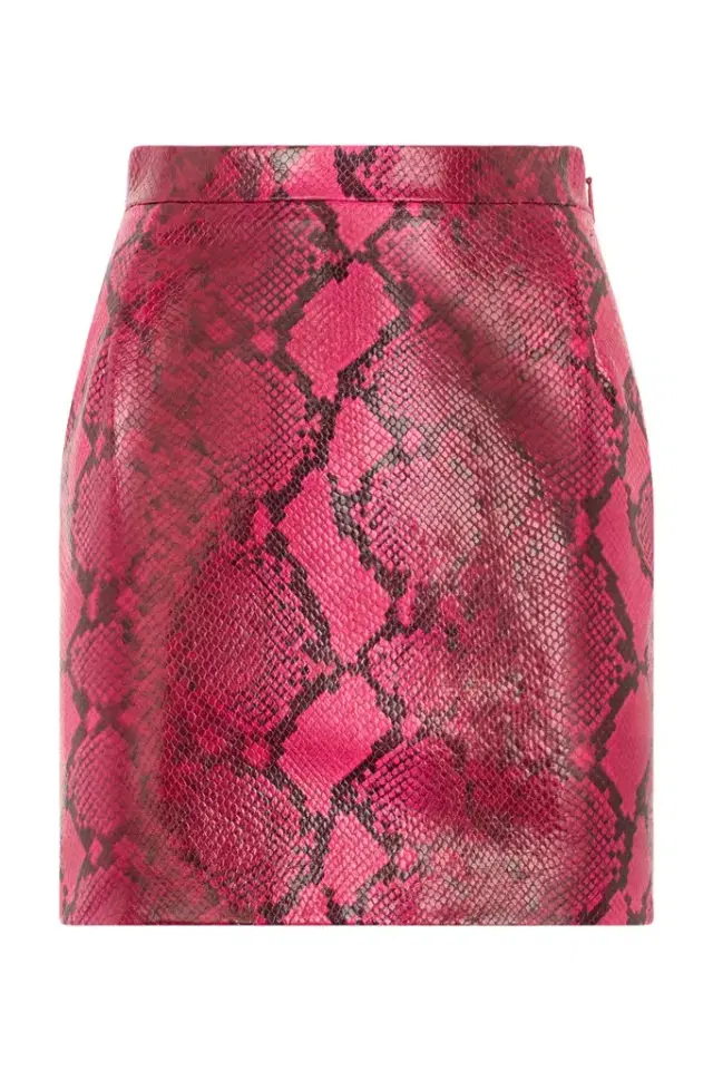 Roberto Cavalli Python-Print Skirt