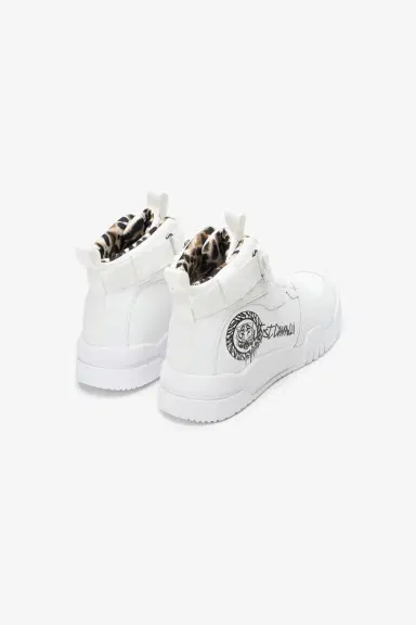 Roberto Cavalli White High Top Sneakers | Thumbnail 3 Roberto Cavalli White High Top Sneakers | Thumbnail 3