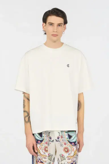 Roberto Cavalli Off-White T-Shirt | Thumbnail 2