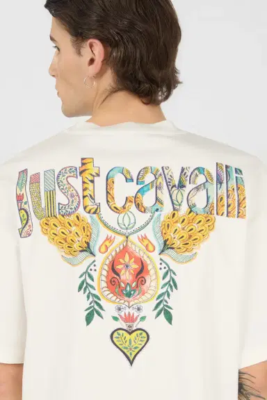 Roberto Cavalli Off-White T-Shirt | Thumbnail 5