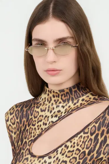 Roberto Cavalli Oval rimless sunglasses | Thumbnail 2