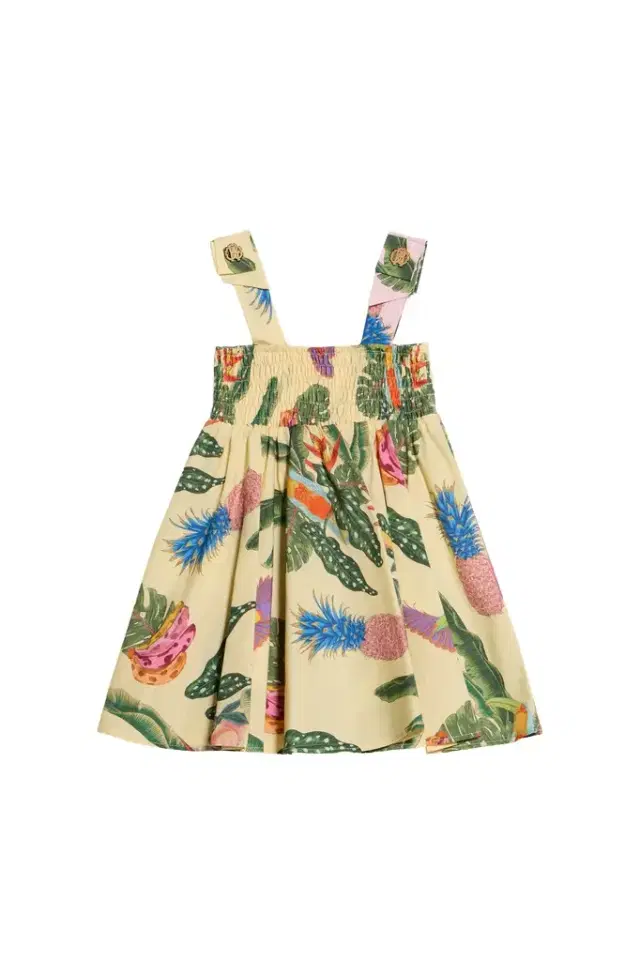 Roberto Cavalli Tropicana Print Cotton Dress