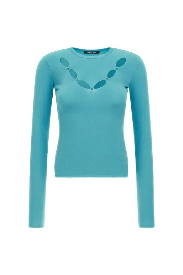 Roberto Cavalli Knit top with cut-out