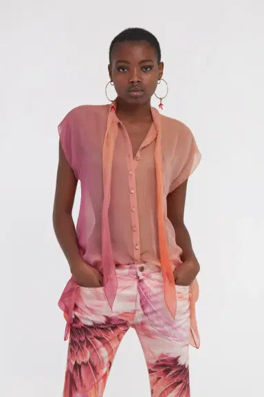 Roberto Cavalli Shirt with Bow Detail | Thumbnail 2