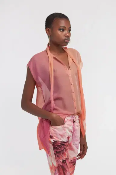 Roberto Cavalli Shirt with Bow Detail | Thumbnail 4