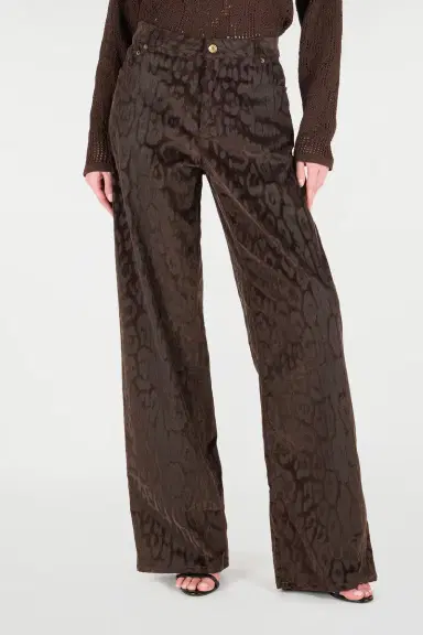 Roberto Cavalli Jaguar Skin Corduroy Pants | Thumbnail 2