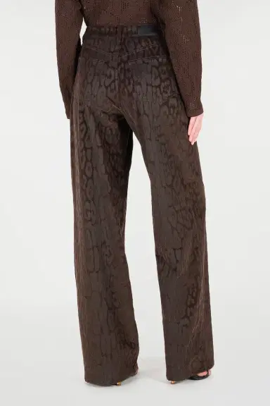 Roberto Cavalli Jaguar Skin Corduroy Pants | Thumbnail 3