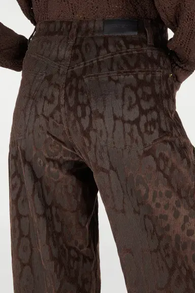 Roberto Cavalli Jaguar Skin Corduroy Pants | Thumbnail 6