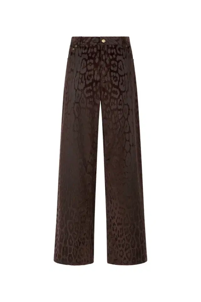 Roberto Cavalli Jaguar Skin Corduroy Pants