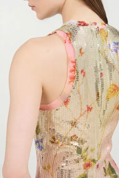 Roberto Cavalli Miami Flowers Print Mini Dress | Thumbnail 5 Roberto Cavalli Miami Flowers Print Mini Dress | Thumbnail 5