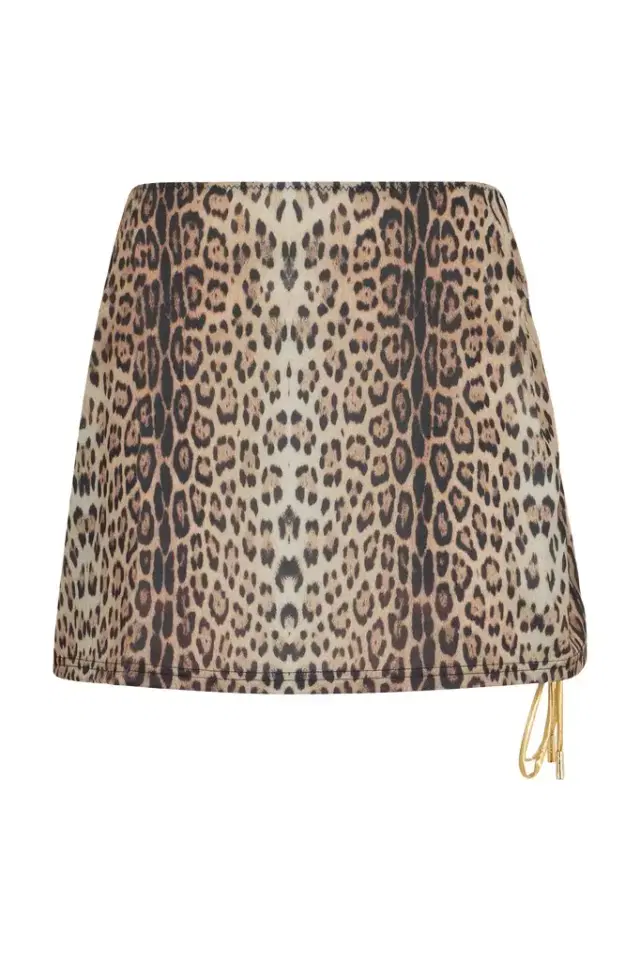 Roberto Cavalli Leopard Print Sarong