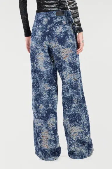 Roberto Cavalli Loose Fit Bleached-Effect Jeans | Thumbnail 3