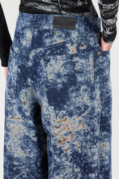 Roberto Cavalli Loose Fit Bleached-Effect Jeans | Thumbnail 6
