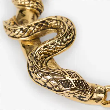 Roberto Cavalli Serpentine Gold Necklace | Thumbnail 4 Roberto Cavalli Serpentine Gold Necklace | Thumbnail 4
