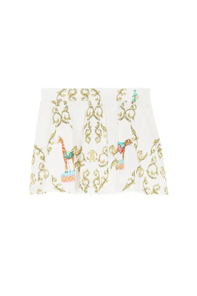 Roberto Cavalli Filigree-Print Skirt