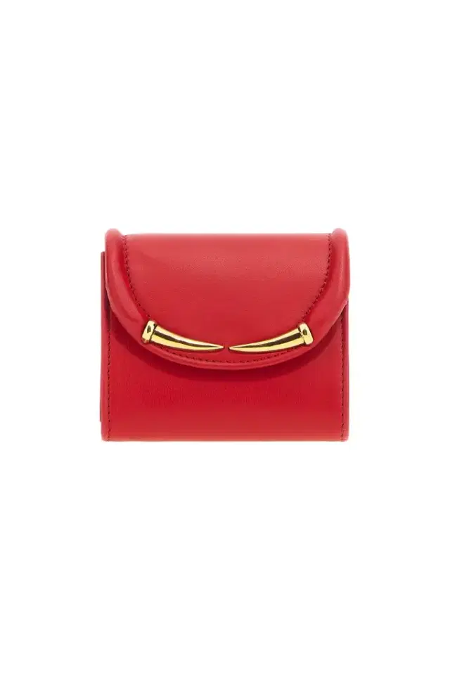 Roberto Cavalli Card Case with Fang Clasp
