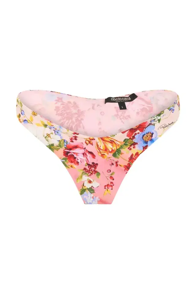Miami Flowers Print Bikini Bottom