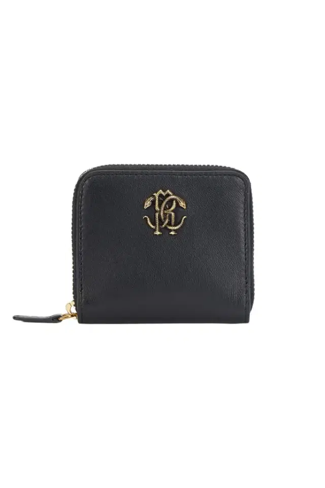 Roberto Cavalli Small Wallet With Mirror Snake Monogram