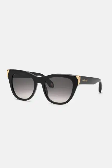 Roberto Cavalli Sunglasses with feminine cat-eye and feng on sides | Thumbnail 3