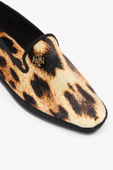 Roberto Cavalli Cheetah Skin Flat Loafers | Thumbnail 5
