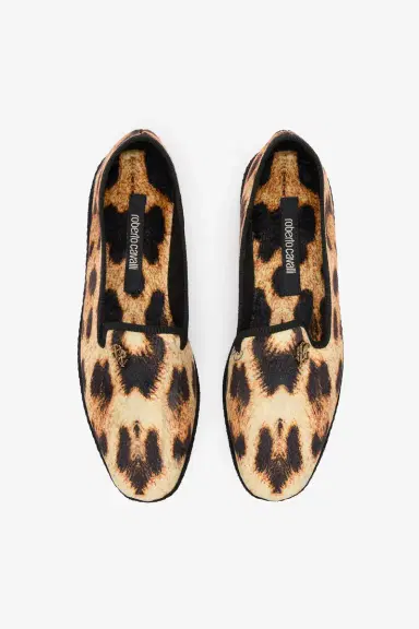 Roberto Cavalli Cheetah Skin Flat Loafers | Thumbnail 6