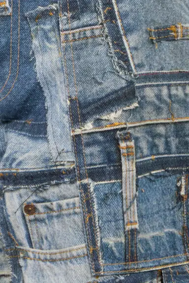 Roberto Cavalli Patchwork Capsule Collection Cargo Jeans | Thumbnail 4
