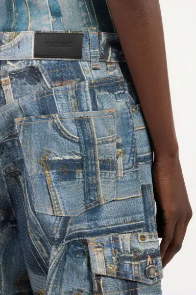 Roberto Cavalli Patchwork Capsule Collection Cargo Jeans | Thumbnail 6