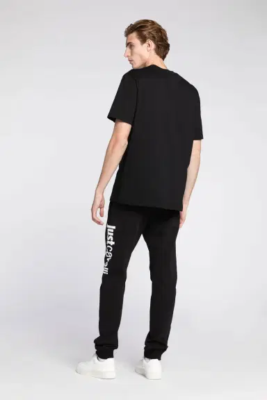 Roberto Cavalli Just Cavalli Logo-Print Cotton T-Shirt | Thumbnail 3