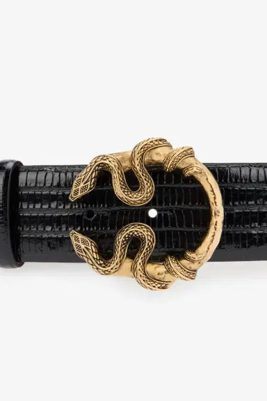 Roberto Cavalli Serpentine Leather Belt | Thumbnail 4 Roberto Cavalli Serpentine Leather Belt | Thumbnail 4