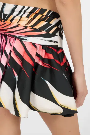 Roberto Cavalli Ray Of Paradise Print Mini Skirt | Thumbnail 5 Roberto Cavalli Ray Of Paradise Print Mini Skirt | Thumbnail 5