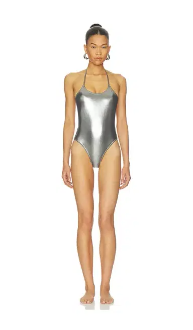 The Attico Metallic One Piece Swimsuit | Thumbnail 6 The Attico Metallic One Piece Swimsuit | Thumbnail 6