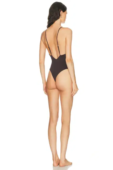 The Attico Zipper One Piece Swimsuit | Thumbnail 3