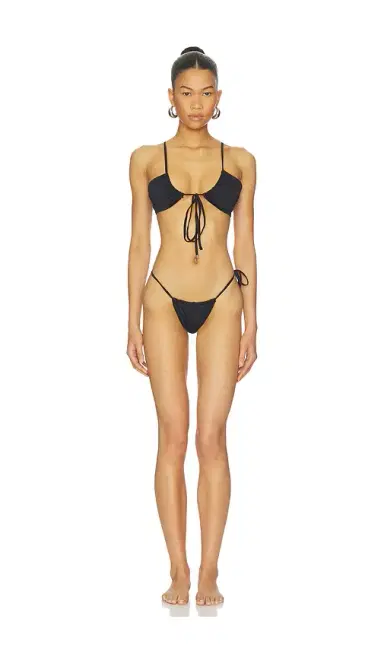 THE ATTICO Tie Bikini Set | Thumbnail 6