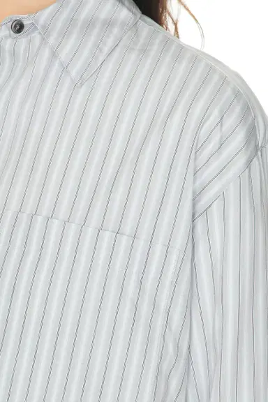 LESET Yoshi Stripe Classic Button Down Top | Thumbnail 5