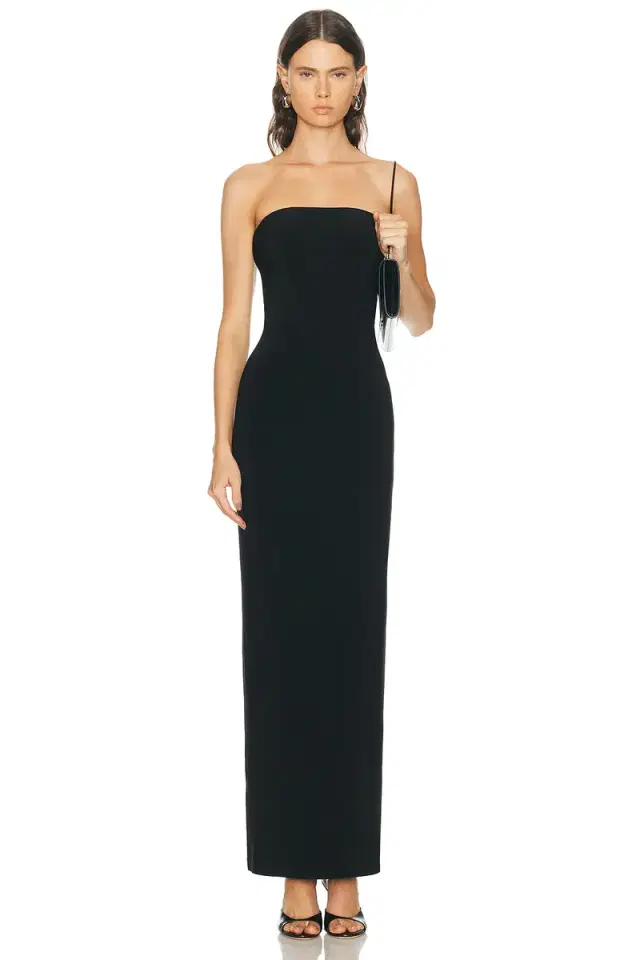 Norma Kamali x Lifestyle Strapless Long Dress