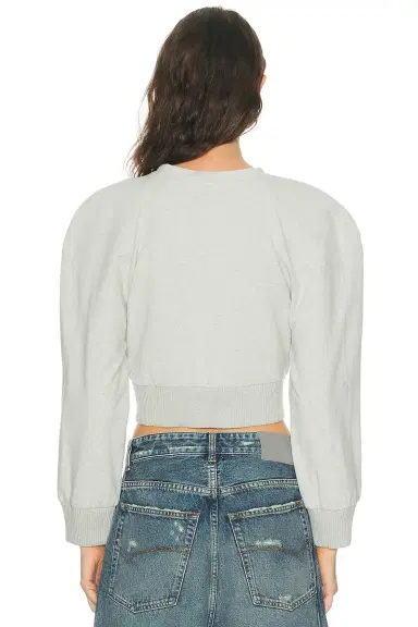 Norma Kamali Oversized Crew Neck Bomber 1980s Jacket | Thumbnail 3
