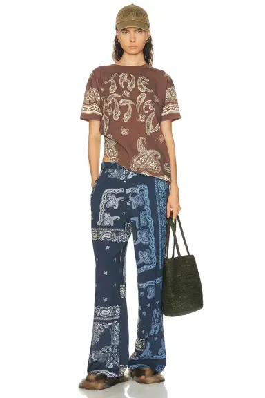 The Attico Paisley T-Shirt | Thumbnail 4 The Attico Paisley T-Shirt | Thumbnail 4