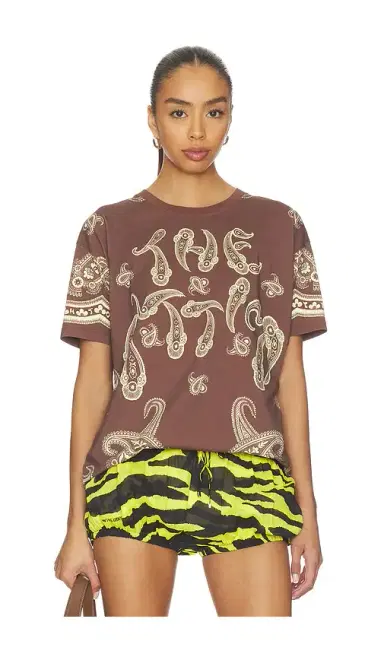 The Attico Paisley T-Shirt | Thumbnail 5 The Attico Paisley T-Shirt | Thumbnail 5