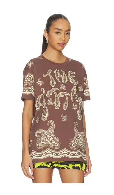 The Attico Paisley T-Shirt | Thumbnail 6 The Attico Paisley T-Shirt | Thumbnail 6