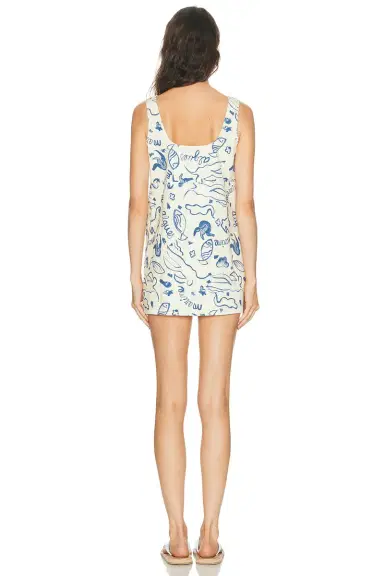SIMONMILLER Sahara Printed Denim Dress | Thumbnail 3 SIMONMILLER Sahara Printed Denim Dress | Thumbnail 3