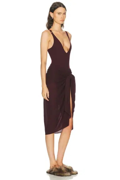The Attico High Slit Midi Dress | Thumbnail 2