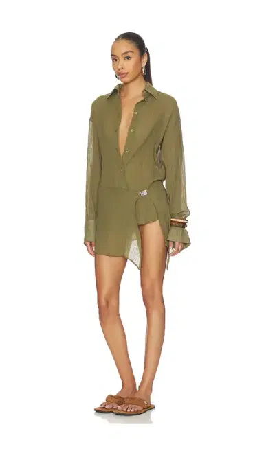 The Attico Shirt Mini Dress | Thumbnail 7 The Attico Shirt Mini Dress | Thumbnail 7