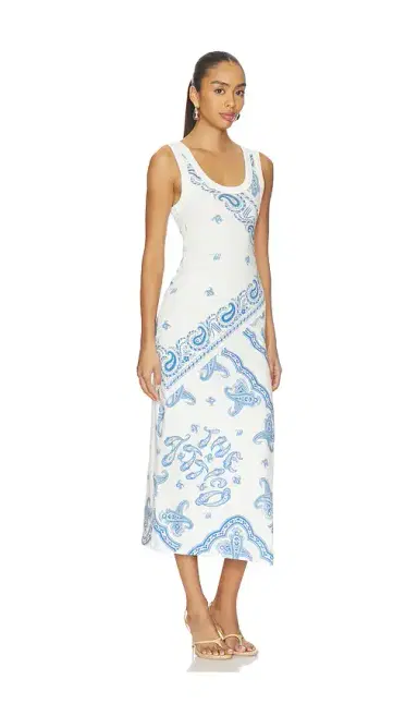 The Attico Paisley Midi Dress | Thumbnail 5