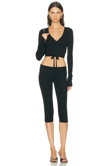 Eterne Foldover Capri Legging | Thumbnail 5