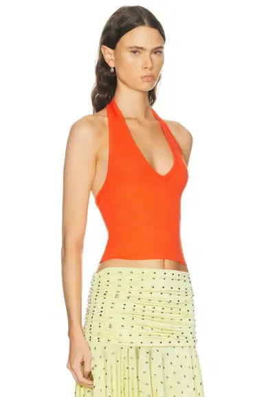 ÉTERNE Cropped Halter Top | Thumbnail 2