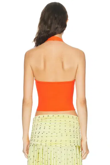 ÉTERNE Cropped Halter Top | Thumbnail 3