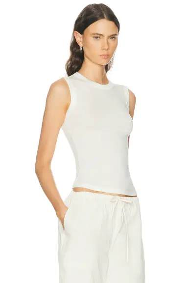 ÉTERNE Fitted Muscle Tank Top | Thumbnail 2