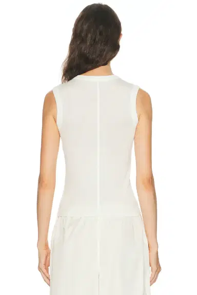 ÉTERNE Fitted Muscle Tank Top | Thumbnail 3