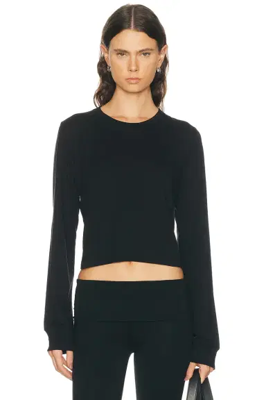 Eterne Long Sleeve Boxy Tee | Thumbnail 1