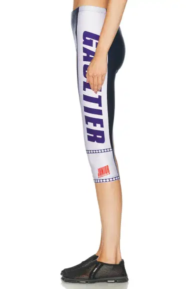 Jean Paul Gaultier Asymmetric Cyclist Capri | Thumbnail 3